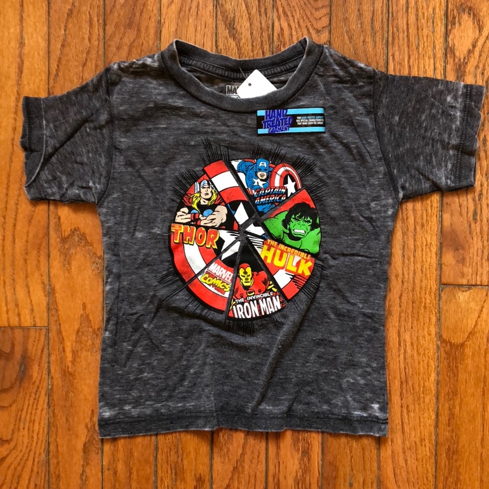 Toddler marvel comics t-shirt